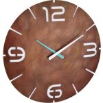 Tfa dostmann - horloge murale 60. 3536. 08 radiopilot�(e) 350 mm x 35 mm rouille