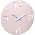 Tfa dostmann - horloge murale 60. 3536. 16 radiopilot�(e) 35 cm x 3. 5 cm rose
