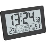 Tfa dostmann - horloge radiopilot�e 60. 2557. 01 radiopilot�(e) 206 mm x 30 mm x 130 mm noir grand �cran ...