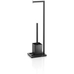 Porte - brosse et papier toilette wc koi noir