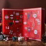 The home deco factory - calendrier de l'avent de nol 2024 avec 24 bougies pour la dcoration intrieure ...