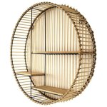 The home deco factory - etagère murale ronde java d53 The home deco factory - etagère murale ronde java d53