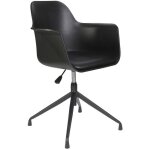 The home deco factory - fauteuil pivotant chicago noir The home deco factory - fauteuil pivotant chicago noir