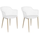 The home deco factory - fauteuil pour table de jardin design malaga