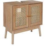 The home deco factory - meuble sous lavabo 2 portes cannage bali