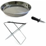 Plateau  fruits de mer avec support et couteau  huitres