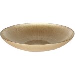 The home deco factory - saladier en verre dor lines 40 x 5 cm