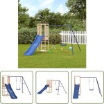 The living store aire de jeux d'ext�rieur bois de pin impr�gn� - ensemble de jeux ext�rieur - jeux de ...