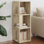 The living store - armoire d'angle chne sonoma 33x33x100 cm bois d'ingnierie - meuble d'angle - armoire ...