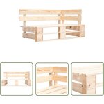 The living store - banc d'angle palette de jardin bois - banc de jardin - banc angle - mobilier de jardin ...