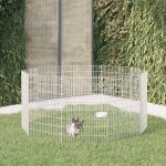 The living store - enclos d'animaux en liberté 10 panneaux 54x80 cm fer galvanisé - clapier animal - ... The living store - enclos d'animaux en liberté 10 panneaux 54x80 cm fer galvanisé - clapier animal - ...