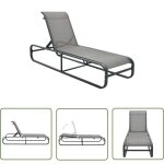 Les tendances - the living store chaise longue aluminium et textilène - transat - chaise longue - mobilier ... Les tendances - the living store chaise longue aluminium et textilène - transat - chaise longue - mobilier ...