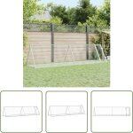 The living store - clapier argent� 400x105x91 cm acier galvanis� - clapier ext�rieur - abri animal - ...