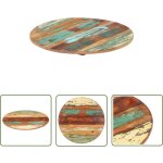 The living store dessus de table rond 40 cm 15 - 16 mm bois de rcupration - dessus de table - plateau ...