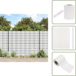 The living store �cran d'intimit� de jardin pvc 70x0, 19 m blanc - cl�ture