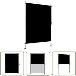 Store roulant d'extrieur 150 x 270 cm anthracite - store extrieur - stores verticaux - intimit jardin ...