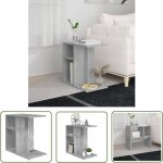 The living store - table d'appoint gris b�ton 50x30x50 cm bois d'ing�nierie - table d'appoint - table ...