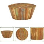 The living store - table basse 65x31 cm bois de rcupration massif - table basse - meuble design - ...