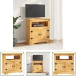 Meuble de salon - vidaxl table console gamme corona pin mexicain 80x43x78 cm - meuble de cuisine