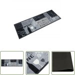 The living store - tapis de cuisine lavable imprim� wine gris 60x180 cm velours - tapis de cuisine - ...