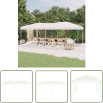 The living store tente de rception pliable blanc 3x6 m - tente de rception - abri extrieur - parasol ...