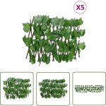 The living store - treillis de feuille de vigne artificiel extensible5pcs 180x20cm - cl�ture v�g�tale ...