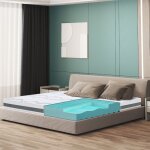 Matelas 80 x 190 � fermet� moyenne hauteur 16 cm propri�t�s orthop�diques et automodelantes tissu hypoallerg�n ...