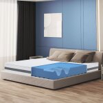 The white stone - matelas orthop�dique 180 x 200 en mousse antibact�rienne hauteur 20 cm rev�tement 3d ...
