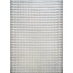 Thedecofactory - bubble - tapis salon doux � relief bulles blanc 160x230