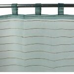 Sham - voilage effet soie � pattes bleu ciel 110x250