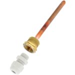 Thermador - doigt de gant 1 / 2' (15 / 21) m�le avec presse �toupe pour la sonde solaire du r�gulateur ...