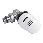 Thermador - kit radiateur robinet querre 1 / 2 + tte thermostatique vt=0, 25