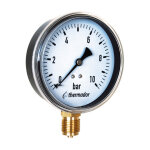 Thermador - manomètre sec radial mâle 1 / 4' (8 / 13) - Ø63mm - 0 à 10bar Thermador - manomètre sec radial mâle 1 / 4' (8 / 13) - Ø63mm - 0 à 10bar