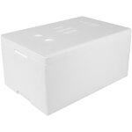 Thermobox, bo�te thermique en polystyr�ne avec couvercle, certificat pzh, 580x380x285mm, 32l arpack