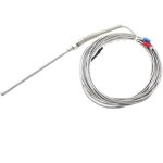 Thermocouple à hautes températures de sonde type k l'acier inoxydable / 10ft Thermocouple à hautes températures de sonde type k l'acier inoxydable / 10ft