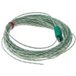 Rs pro - thermocouple type k  1 / 0. 3mm, l 10m, + 350c max  fiche mle miniature ( prix pour 1 )
