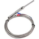 Thermocouple de rsistance pt100 avec filetage m8 - sonde de 50 mm - plage de temprature de 0  400 ...