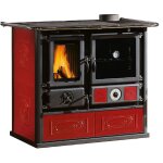 Tuttacasa - thermocuiseur a' bois la nordica extraflame poele bordeaux rosa d. s. a liberty 19, 4 kw ...
