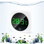 Thermom�tre aquarium, �cran tactile, capteur de temp�rature pr�cis pour aquarium, thermom�tre d'eau, ...