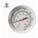 Thermomtre barbecue en acier inoxydable, thermomtres pour barbecue, fours  pizza