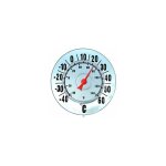 Thermomtre extrieur maximex  18 cm ventouse sans mercure en plastique transparent facile  lire avec ...