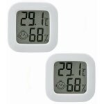 Thermomtre hygrometre interieur, 2pcs mini thermomtre hygromtre intrieur digital  haute prcisio, ...