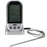 Thermom�tre num�rique �lectronique sans fil avec sonde pour barbecue et cuisine