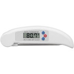Thermom�tre num�rique rapide pour viande avec sonde pliable - cuisine blanche
