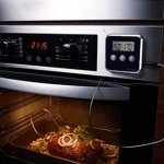 Thermom�tre sonde de cuisson - westmark - minuteur num�rique - aimant - c�ble d'acier - 0� � 250�c