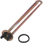 Thermoplongeur cuivre avec doigt de gant - a brides