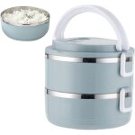 Thermos pour aliments chauds, 1400ml bote isotherme repas chaud en acier inoxydable avec poigne, rcipient ...