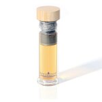 Thermos  th et caf - 350 ml - en verre  double paroi et bambou - avec filtre en acier fin - bouteille ...