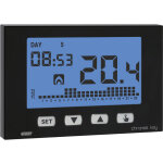 Thermostat d'ambiance pour chaudi�re programmation hebdomadaire alimentation par piles noir vemer ve726600 ...