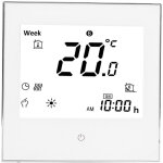 Thermostat d'ambiance de chauffage cran lcd programmable hebdomadaire cran tactile 5a ac110230v